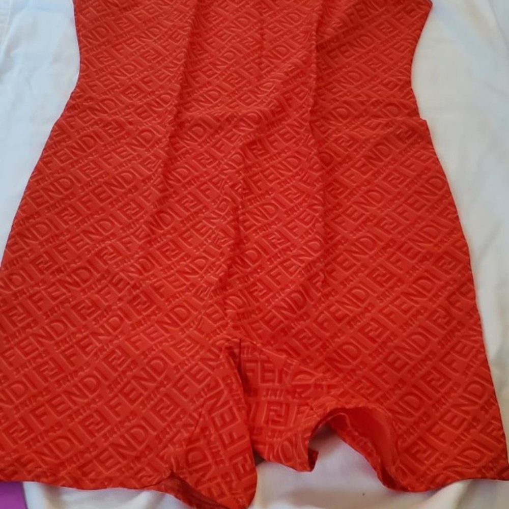3X Red left only Plus Size Skims/Fendi